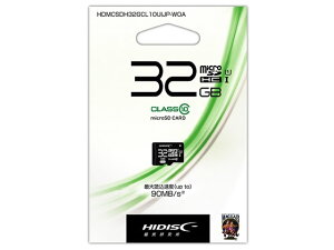 HIDISC microSDHCJ[hCLASS10 32GB microSD SDHC[J[h [J[h L^fBA Ɠd