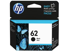 HP HP 62 インクカートリッジ 黒 (C2P04AA) C2P04AA ヒューレットパッカード HPブラック インクジェットカートリッジ インクカートリッジ トナー