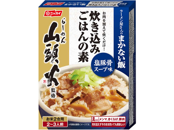 店舗 税込1万円以上で送料無料 日本水産 ラーメン屋さんのまかない飯 120g 売買 塩豚骨スープ味