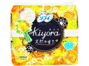 ユニチャーム ソフィKiyoraフレグランス イランイラン&シトラスの香り 72枚 ライナー 生理 メディカル