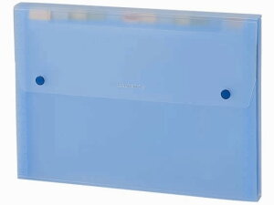 セキセイ ドキュメントファイル A4 13ポケット ブルー 10冊 ケースファイル 書類ケース 書類キャリー ドキュメントキャリー ファイル