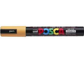 三菱鉛筆 ポスカ ナチュラルカラー 中字丸芯 パステルオレンジ PC5MP.4 ポスカ 中字 三菱鉛筆 水性ペン