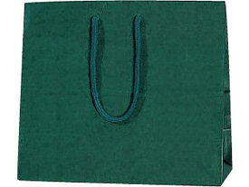 【お取り寄せ】ヘイコー カラーチャームバッグ グリーン 3才(330×290×100mm) 10枚 紙手提袋 丸紐 ラッピング 包装用品