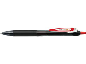 ゼブラ サラサドライ 0.5 赤 JJ31-R 赤インク 水性ゲルインクボールペン ノック式