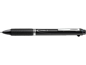 ぺんてる エナージェル 3色ボールペン 0.5mm ブラック XBLC35A 多色 水性ゲルインクボールペン 多機能