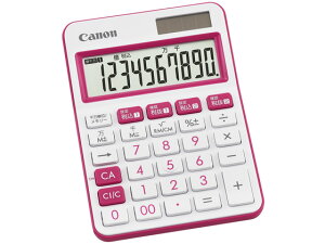 CANON カラフル電卓 ミニ卓上 ピンク LS-105WUC-PK 2306C002 可愛い