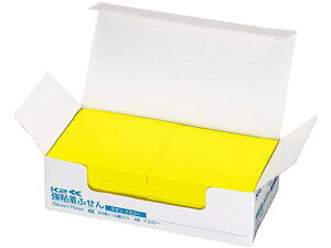 コクヨ 強粘着ふせん〈K2〉 75×75 黄色 ネオン10冊 大 ノートタイプ 強粘着タイプふせん インデックス メモ