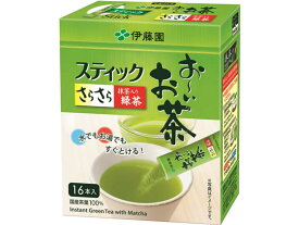 伊藤園/お〜いお茶 さらさら抹茶入り緑茶 スティック 16本
