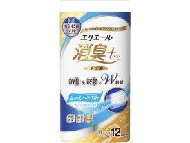 大王製紙 エリエール 消臭+ トイレットティシュー ダブル 12ロール