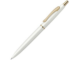 【お取り寄せ】ゼブラ フィラーレef 0.5 ホワイト P-BAS86-W 黒インク 油性ボールペン ノック式