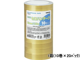 コクヨ セロハンテープ 18mm×35m 200巻 T-SK18N セロハンテープ、 透明テープ 接着テープ