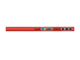 三菱鉛筆 ポンキーペンシル 単色 アカ 6本 K800.15 色鉛筆 単色 教材用筆記具