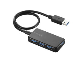 エレコム 4ポートUSB3.0ハブ ブラック U3H-A411BBK USBハブ ネットワーク機器 PC周辺機器