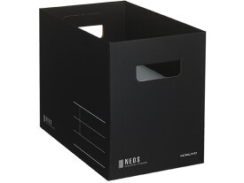 コクヨ 収納ボックス〈NEOS〉A4 Mサイズ ブラック A4-NEMB-D ボックスファイル ボックスファイル ボックス型ファイル
