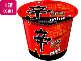 農心 辛ラーメンミニカップ 49g×6個 ラーメン インスタント食品 レトルト食品