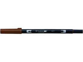 トンボ鉛筆 デュアルブラッシュペン ABT Saddle Brown AB-T977 水性ペン