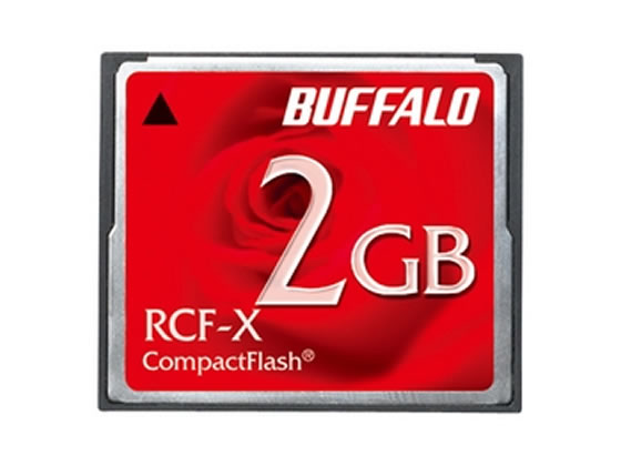 お取り寄せ 安値 税込1万円以上で送料無料 NEW バッファロー 2GB RCF-X2G コンパクトフラッシュ