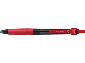 Forestway ノック式油性ボールペン 0.7mm 赤 赤インク 油性ボールペン ノック式