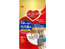 【お取り寄せ】日本ペットフード ビューティープロ 成猫用 1歳から チキン味 1.5kg ドライフード 猫 ペット キャット