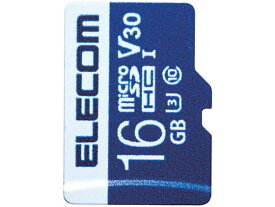 【お取り寄せ】エレコム データ復旧サービス付 microSDHCカード Class10 16GB microSD SDHCメモリーカード 記録メディア テープ