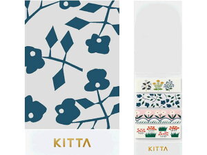 キングジム KITTA (フラワー5) KIT057 デコレーション シールタイプ マスキングテープ