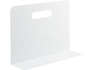 リヒトラブ ブックエンド・ワイドタイプ(マグネット付) 白 A7352-0 ファイル 倒れない ブックエンド デスクトップ収納 デスク周り