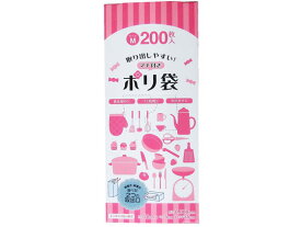 【お取り寄せ】日本技研工業 取り出しやすい ポリ袋 M 200枚 大型 大容量 ゴミ袋 ゴミ袋 ゴミ箱 掃除 洗剤 清掃