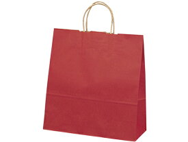 【お取り寄せ】タカ印 手提げバッグ ルージュ 中 10枚 50-6206 紙手提袋 丸紐 ラッピング 包装用品