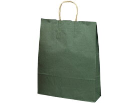 【お取り寄せ】タカ印 手提げバッグ エメラルド 大 10枚 50-6308 紙手提袋 丸紐 ラッピング 包装用品