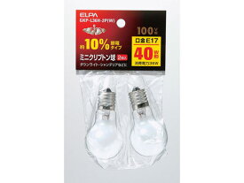 【お取り寄せ】朝日電器 ミニクリプトン球 40Wホワイト2個入り GKP-L36H-2P(W) 75W形 ミニクリプトン電球 ランプ