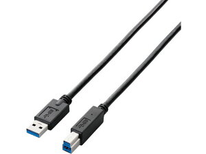 �y�����񂹁z�G���R�� USB3.0�P�[�u�� A-B 2.0m �ȈՍ��� USB3-AB20BK RS USB�P�[�u�� A to B �P�[�u�� �d���^�b�v �z���p�[�c �Ɠd