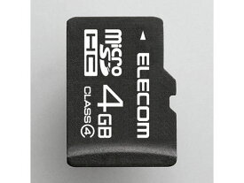 【お取り寄せ】エレコム microSDHCメモリカード Class4 4GB MF-MSD004GC4 H 4GB SDカード SDHCカード 記録メディア テープ