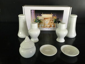 静岡木工 神棚用 神具 神具セット 小(7点セット) 日用品