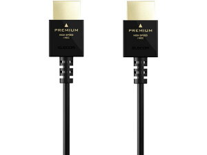 �y�����񂹁z�G���R�� PREMIUM HDMI�P�[�u�� �X�����^�C�v 1.5m DH-HDP14ES15BK �v���~�A�� �n�C�X�s�[�h HDMI�P�[�u�� �P�[�u�� �d���^�b�v �z���p�[�c �Ɠd