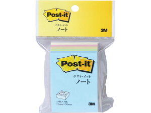 【お取り寄せ】3M ポストイット カラーキューブ レギュラー ノート パステルカラー×10個 小型 長方形タイプ ノートタイプふせん インデックス メモ