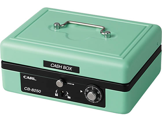 カール事務器 キャッシュボックス A6サイズ ライトグリーン CB-8250-U