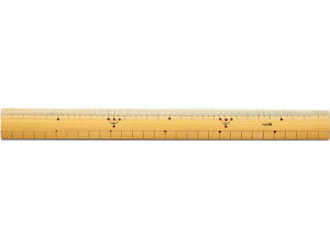 【お取り寄せ】西敬 30cm竹尺(両目盛) 20本 MBS-301