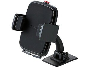 【お取り寄せ】エレコム 車載スマホスタンド テープ貼付 P-CARS01BK AV機器 カメラ