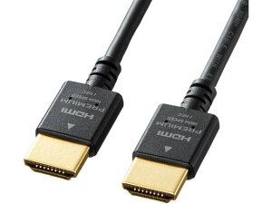 �y�����񂹁z�T�����T�v���C �v���~�A��HDMI�P�[�u��(�X�����^�C�v�E1m) KM-HD20-PS10 �v���~�A�� �n�C�X�s�[�h HDMI�P�[�u�� �P�[�u�� �d���^�b�v �z���p�[�c �Ɠd