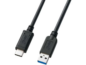 【お取り寄せ】サンワサプライ USB3.1 Gen2 Type C-Aケーブル1m KU31-CA10 USBケーブル 配線