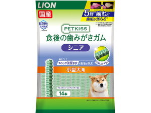 �y�����񂹁zLION PETKISS �H�㎕�K�� �V�j�A���^�� 14�{ ����� �� �y�b�g �h�b�O�t�[�h