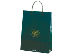 【お取り寄せ】東京ユニオン ゴールドバッグ手提袋 M 緑 No.025 フィルム貼手提袋 ラッピング 包装用品