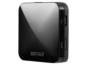 【お取り寄せ】バッファロー 無線LAN親機トラベルルーター ブラック WMR-433W2-BK 無線LAN ネットワーク機器 PC周辺機器