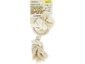 【お取り寄せ】ペットプロ ナチュラルコットンロープTOY Mサイズ 運動器具 おもちゃ 犬 ドッグ用 ペット お散歩 生活グッズ ペットハウス