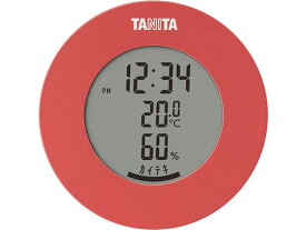【お取り寄せ】タニタ デジタル温湿度計 ピンク TT-585-PK 温度計 湿度計 時計 家電