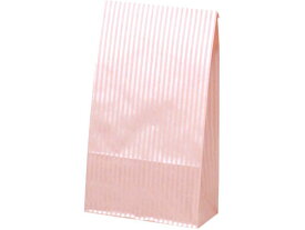 【お取り寄せ】タカ印 角底袋 クリスタルピンク 120×60×220mm 100枚 角底袋 紙袋 ラッピング 包装用品