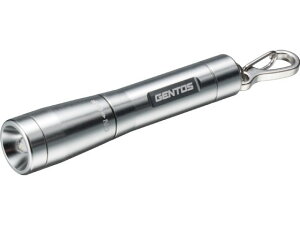 【お取り寄せ】ジェントス LEDキーライト 15lm シルバー GK-001S 懐中電灯 ライト 照明器具 ランプ