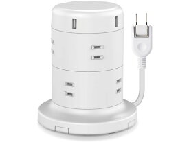 エレコム/電源タップ 8個口 2m/ECT-0620WH