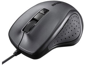 【お取り寄せ】バッファロー 有線BlueLEDマウス 静音5ボタン ブラック BSMBU300BK 有線 LED マウス PC周辺機器