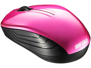�y�����񂹁z�o�b�t�@���[ ����BlueLED3�{�^���}�E�X �s���N BSMBW107PK �}�E�X �L�[�{�[�h ���͋@�� �p�\�R�� �Ɠd